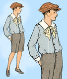 Ladies Home Journal 3163: 1920s Uncut Toddler Boys Suit Sz 6 VTG Sewing Pattern
