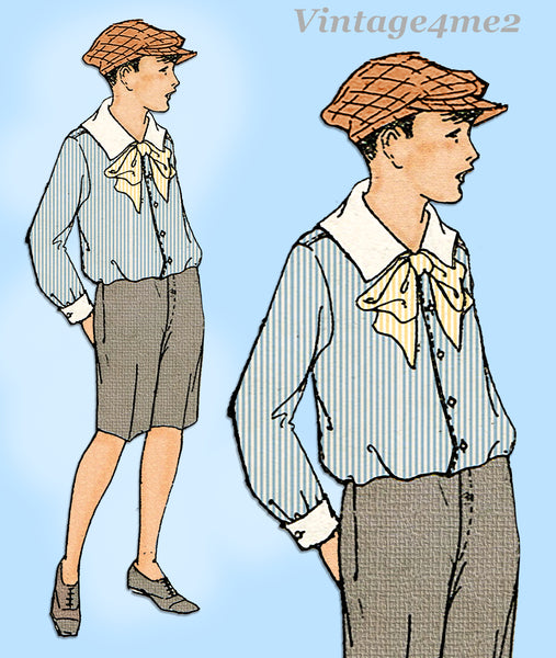 Ladies Home Journal 3163: 1920s Uncut Toddler Boys Suit Sz 6 VTG Sewing Pattern