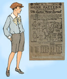 Ladies Home Journal 3163: 1920s Uncut Toddler Boys Suit Sz 6 VTG Sewing Pattern
