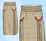 Ladies Home Journal 3230: 1920s Uncut Misses Skirt Sz 26W Vintage Sewing Pattern