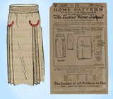 Ladies Home Journal 3230: 1920s Uncut Misses Skirt Sz 26W Vintage Sewing Pattern