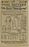 Ladies Home Journal 3248: 1920s Uncut Girls Dress Vintage Sewing Pattern