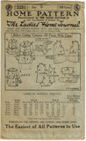 Ladies Home Journal 3251: 1920s Uncut Girls Reefer Coat VTG Sewing Pattern