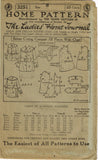 Ladies Home Journal 3251: 1920s Uncut Girls Reefer Coat VTG Sewing Pattern