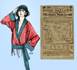 Ladies Home Journal 3294: 1920s Uncut Surplice Blouse 34B Vintage Sewing Pattern