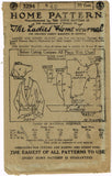Ladies Home Journal 3294: 1920s Uncut Surplice Blouse 40B Vintage Sewing Pattern