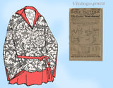 Ladies Home Journal 3303: 1920s Uncut Misses Blouse 36 B Vintage Sewing Pattern