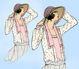 Ladies Home Journal 3352: 1920s Uncut Misses Blouse 36B Vintage Sewing Pattern
