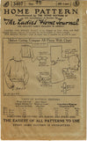 Ladies Home Journal 3407: 1920s Uncut Misses Blouse 36B Vintage Sewing Pattern