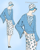 Ladies Home Journal 3408: 1920s Uncut Misses Blouse 34B Vintage Sewing Pattern