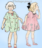 Ladies Home Journal 3591: 1920s Cute Baby Girls Dress Sz2 Vintage Sewing Pattern