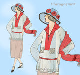Ladies Home Journal 3625: 1920s Uncut Misses Blouse 34B Vintage Sewing Pattern