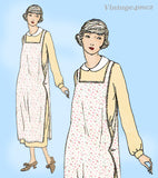 Ladies Home Journal 3669: 1920s Uncut Misses Apron Fits All VTG Sewing Pattern