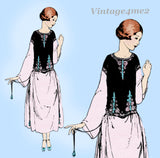 Ladies Home Journal 3805: 1920s Uncut Girls Party Dress VTG Sewing Pattern