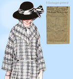 Ladies Home Journal 3811: 1920s Uncut Girls Winter Coat Sz14 VTG Sewing Pattern