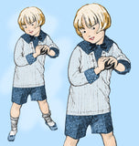 Ladies Home Journal 3943: 1920s Uncut Toddler Boys Suit Sz 4 VTG Sewing Pattern