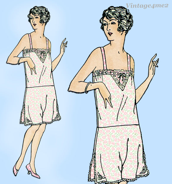 Ladies Home Journal 3957: 1920s Uncut Combination Sz 34 B Vintage Sewing Pattern