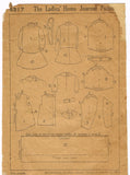 Ladies Home Journal 4217: 1900s Girls French Foundation Dress Sz6 Sewing Pattern