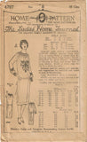1920s VTG Ladies Home Journal Sewing Pattern 4707 Uncut Girls Smocked Dress Sz8