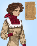 Ladies Home Journal 4828: 1910s Edwardian Dress Sz 34 B Vintage Sewing Pattern - Vintage4me2