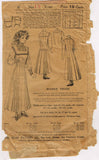 Ladies Home Journal 4828: 1910s Edwardian Dress Sz 34 B Vintage Sewing Pattern - Vintage4me2