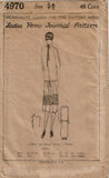 1920s VTG Ladies Home Journal Sewing Pattern 4970 Uncut Misses Flapper Dress 36B