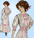 Ladies Home Journal 4971: 1910s Edwardian Dress Sz 34 B Vintage Sewing Pattern - Vintage4me2