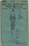 1920s VTG Ladies Home Journal Sewing Pattern 4981 Uncut Misses Flapper Dress 34B