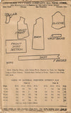 1920s VTG Ladies Home Journal Sewing Pattern 5091 FF Girls Flapper Dress Size 10