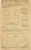 1920s Vintage Ladies Home Journal Pattern 5116 Uncut Girls Flapper Dress Size 8