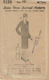 1920s VTG Ladies Home Journal Sewing Pattern 5126 Uncut Misses Flapper Dress 36B