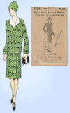 1920s VTG Ladies Home Journal Sewing Pattern 5126 Uncut Misses Flapper Dress 36B
