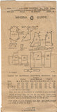 1920s VTG Ladies Home Journal Sewing Pattern 5298 FF Flapper Cocktail Dress 38B