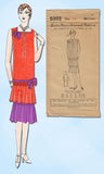 1920s VTG Ladies Home Journal Sewing Pattern 5392 FF Flapper Cocktail Dress 34 B