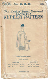 1920s Ladies Home Journal Sewing Pattern 5404 FF Multi Size Flapper Blouse 34-38