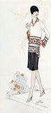 1920s VTG Ladies Home Journal Sewing Pattern 5506 Uncut Misses Flapper Dress 36B