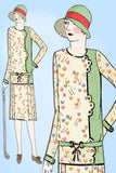 1920s VTG Ladies Home Journal Sewing Pattern 5539 Uncut Misses Flapper Dress 38B -Vintage4me2