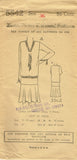 1920s VTG Ladies Home Journal Sewing Pattern 5542 Uncut Misses Flapper Dress 36B -Vintage4me2