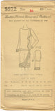 1920s Vintage Ladies Home Journal Pattern 5572 Uncut Misses Flapper Dress Sz 34B