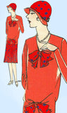 1920s VTG Ladies Home Journal Sewing Pattern 5880 Uncut Misses Flapper Dress 38B -Vintage4me2