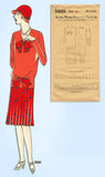 1920s VTG Ladies Home Journal Sewing Pattern 5880 Uncut Misses Flapper Dress 38B -Vintage4me2