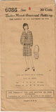 1920s Ladies Home Journal Sewing Pattern 6086 FF Toddler Girls Flapper Dress Sz6