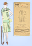 1920s VTG Ladies Home Journal Sewing Pattern 6134 Uncut Flapper Dress Sz 40 Bust - Vintage4me2