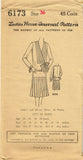 1920s Ladies Home Journal Sewing Pattern 6173 Uncut Misses Flapper Dress Sz 36 B -Vintage4me2
