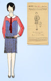 1920s Vintage Ladies Home Journal Sewing Pattern 6181 Uncut Girls Flapper Dress