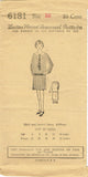 1920s Vintage Ladies Home Journal Sewing Pattern 6181 Uncut Girls Flapper Dress