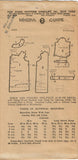 1920s VTG Ladies Home Journal Sewing Pattern 6229 FF Girls Flapper Dress Sz 10