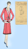 1920s VTG Ladies Home Journal Sewing Pattern 6257 Uncut Flapper Dress Sz 36 Bust - Vintage4me2