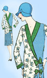 1920s Ladies Home Journal Sewing Pattern 6259 Uncut Plus Size Flapper Dress 38 B - Vintage4me2