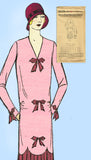1920s VTG Ladies Home Journal Sewing Pattern 6278 Uncut Flapper Dress Sz 38 Bust - Vintage4me2